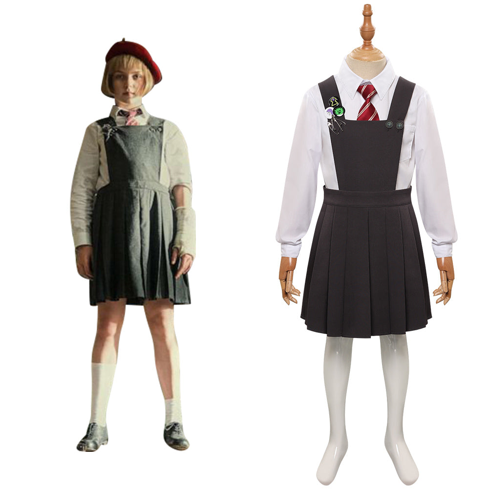 Kids Children Roald Dahl’s Matilda the Musical -Hortensia Cosplay Costume Outfits Halloween Carnival Party Suit