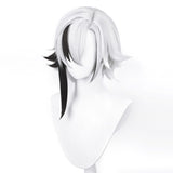 Genshin Impact Fatui Arlecchino Cosplay Wig Heat Resistant Synthetic Hair Carnival Halloween Party Props