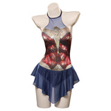 Wonder Woman Diana Prince Swimsuit Cosplay Costume Jumpsuit Swimwear Outfits Halloween Carnival Suit cossky®