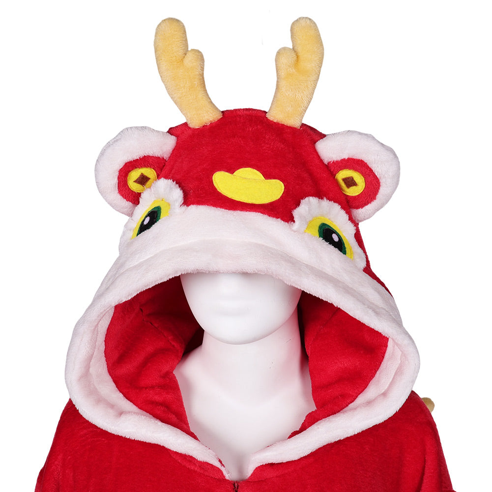 Baby Dragon Pajamas Cosplay Costume Outfits Halloween Carnival Suit