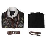 Baldur's Gate 3 Game Astarion Leather Vest Cosplay Costume Outfits Halloween Carnival Suit