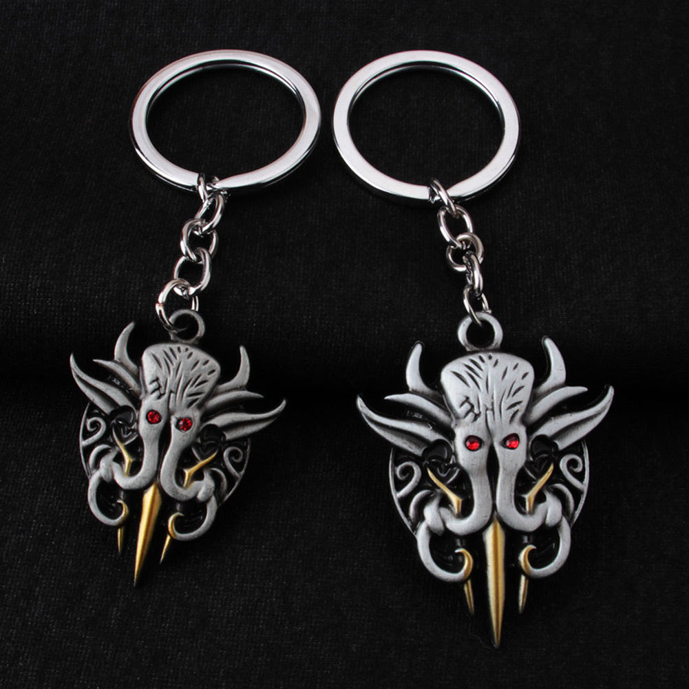 Baldi Key Ring Baldur's Gate 3 Illithids Mental Key Chain Key Rings Accessories Gifts ...