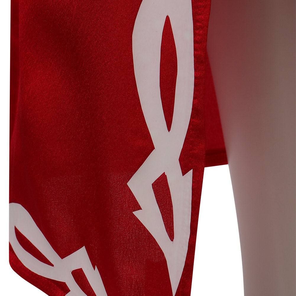 Baldur's Gate 3 Warlock Red Suit Cosplay Costume Outfits Halloween Carnival Suit