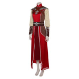 Baldur's Gate 3 Warlock Red Suit Cosplay Costume Outfits Halloween Carnival Suit