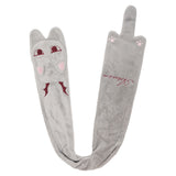 Baldur's Gate Astarion Winter Plush Cat Embroidered Scarf Cosplay Costume Accessories Outfits 