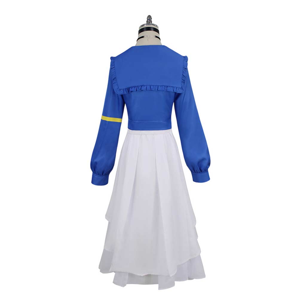 BanG Dream! Anon Chihaya Game Character Blue Outfits Cosplay Costume Outfits Halloween Carnival Suit