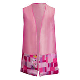 Barbie 2023 Cosplay Costume Pink Vest  Halloween Carnival Suit