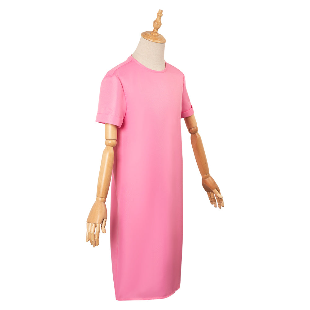 Barbie 2023 Ken Cosplay Costume Pink Robe Halloween Carnival Suit
