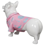 Barbie 2023 Ken Pet Dog Pink Printed Shirt Cosplay Costume Halloween Carnival Suit