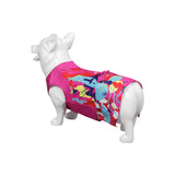 Barbie 2023 Pet Dog Pink Graffiti Print Dress Cosplay Halloween Carnival