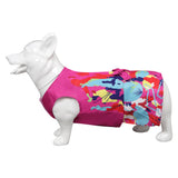 Barbie 2023 Pet Dog Pink Graffiti Print Dress Cosplay Halloween Carnival