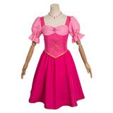 Barbie Corinne Pink Dress Cosplay Costume Halloween Carnival Suit