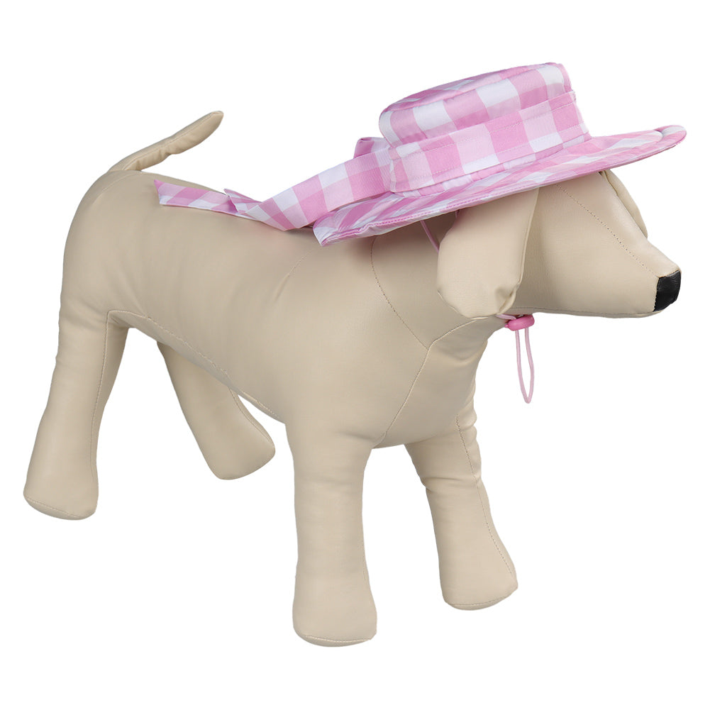 Barbie Pet Dog Pink Hat Cosplay Halloween Carnival