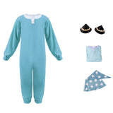 SPY×FAMILY Cosplay Costume Kids Children Blue Jumpsuit Sleepwear Pajams Outfits Halloween Carnival Suit