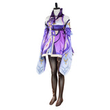 Game Genshin Impact Halloween Carnival Suit Keqing Cosplay Costume Dress Outfits
