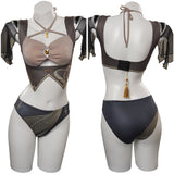 Genshin Impact Zhongli Cosplay Costume Halloween Carnival Party Disguise Suit