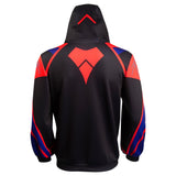 Spider Man: Across The Spider Verse Spider-Man 2099 Hoodie Cosplay Costume Halloween Carnival Suit