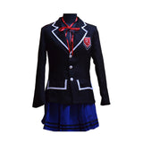 DATE A LIVE Tokisaki Kurumi Uniform Skirt Outfits Cosplay Costume Halloween Carnival Suit