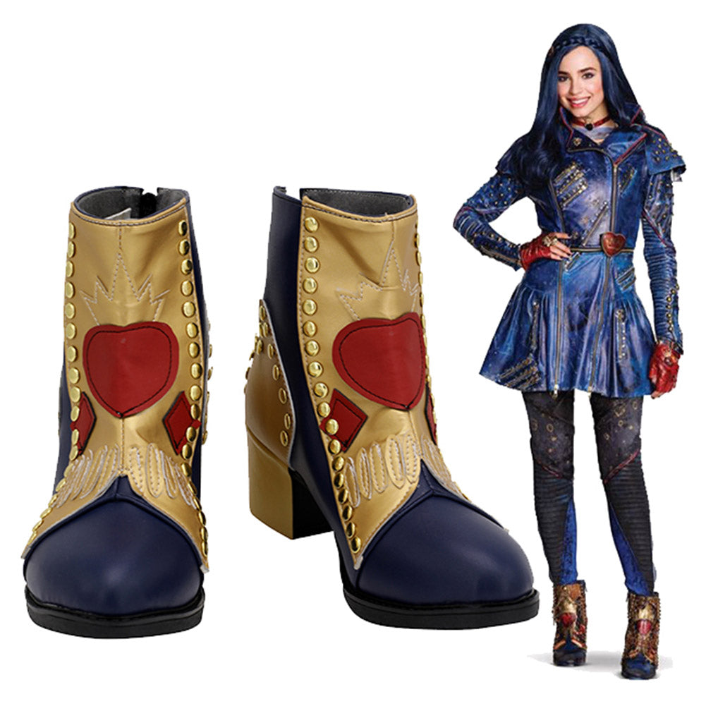 Descendants 3 Halloween Costumes Accessory Evie Cosplay Shoes Boots