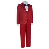 Beetlejuice Movie Red Suit Cosplay Costume Outfits Halloween Carnival Suit