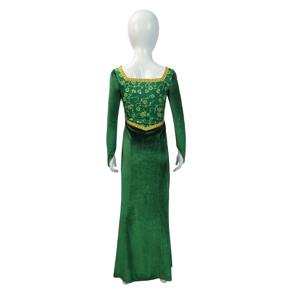 Shrek The Third Princess-Fiona Kids Girls Dress Cosplay Costume Outfit   Cosplaysky.ca