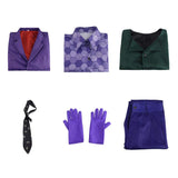 The Dark Knight Joker Cosplay Costume Outfits Halloween Carnival Suit