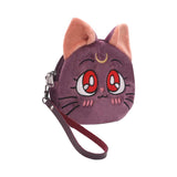 Bishoujo Senshi Sailor Moon Original Cat Luna Printed Cute Plush Coin Purse Bag