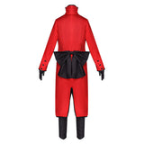 Black Butler Ronald Knox Anime Character Red Suit Cosplay Costume Outfits Halloween Carnival Suit