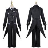 Black Butler Sebastian Michaelis Anime Character Black Cosplay Costume Outfits Halloween Carnival Suit