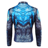 Blue Beetle Jaime Reyes Printed Jacket Cosplay Cosplay Halloween Carnival Suit