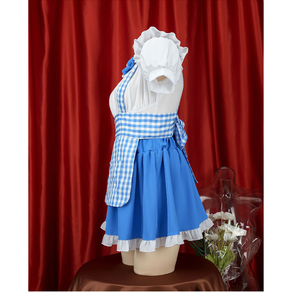 Bocchi the Rock Hitori Gotou Cosplay Costume Maid Dress Halloween Carnival Suit