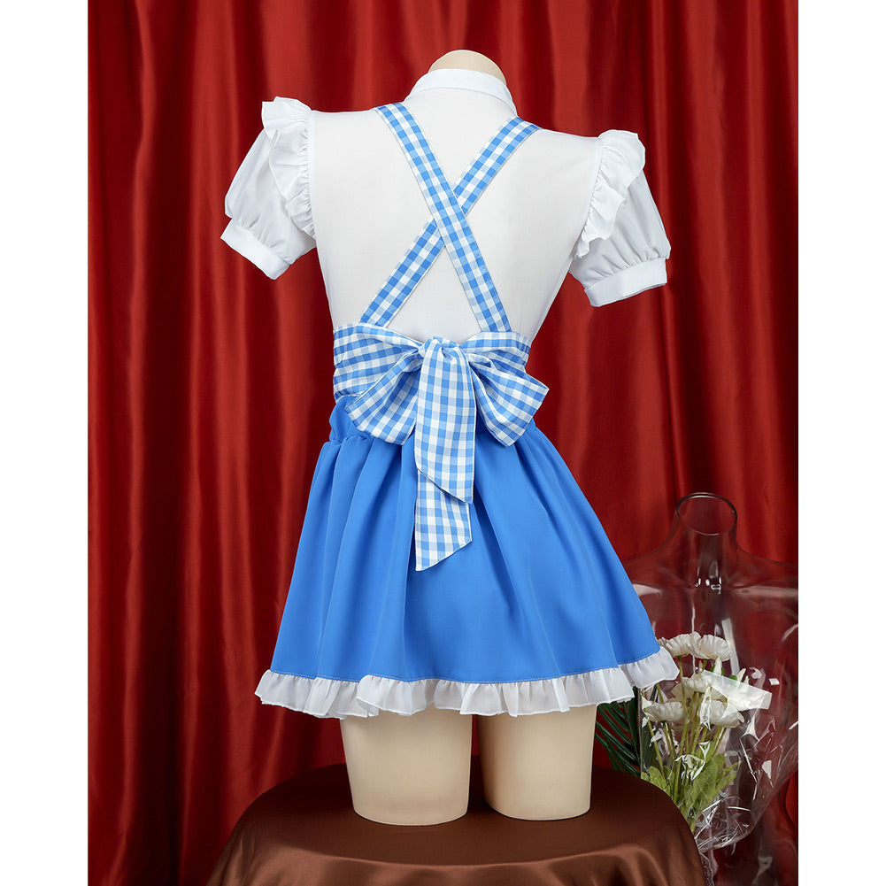 Bocchi the Rock Hitori Gotou Cosplay Costume Maid Dress Halloween Carnival Suit
