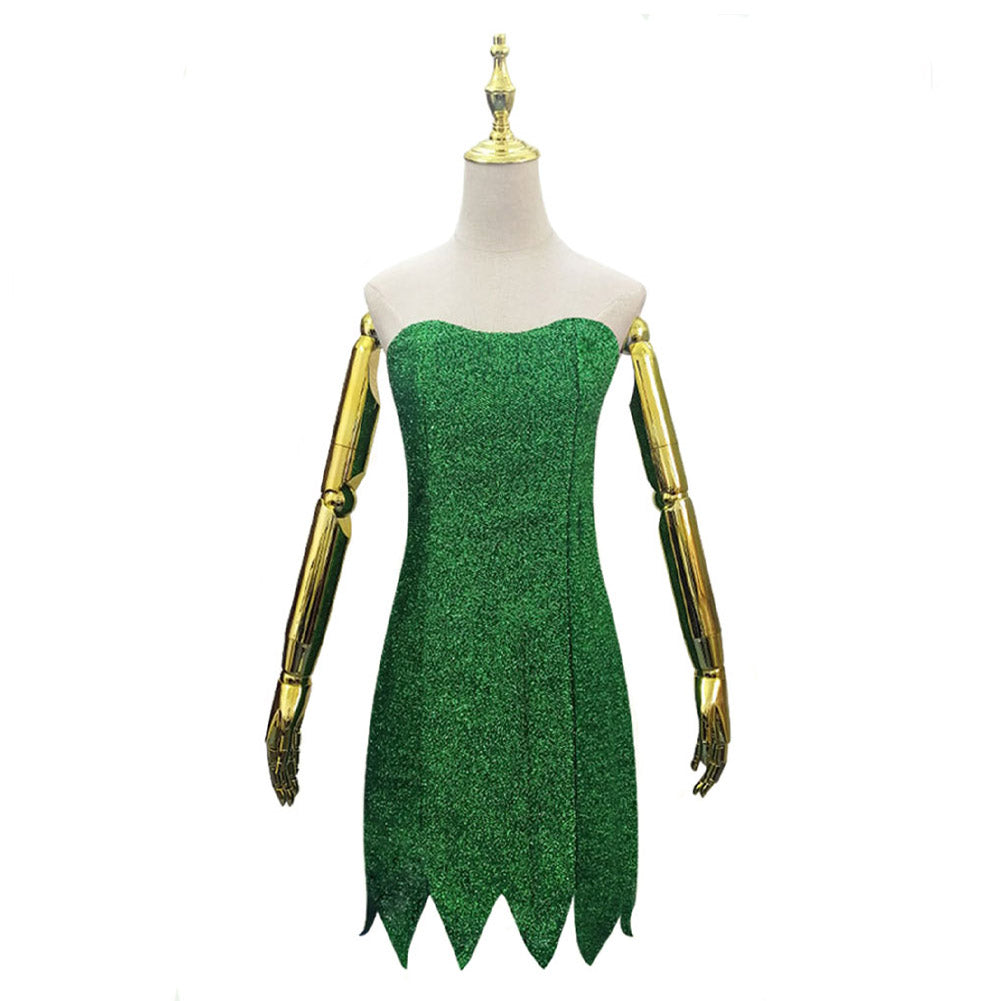 Tinker Bell Cosplay Costume Dress Halloween Carnival Disguise Suit ...