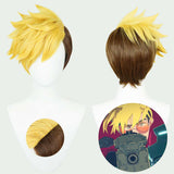 Trigun Vash the Stampede Cosplay Wig Heat Resistant Synthetic Hair Carnival Halloween Party Props