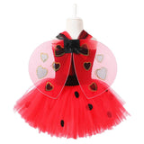Miraculous Ladybug Bubble Dress Kids Toddlers Halloween Costume