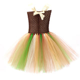 Kids Girls Baby Yoda Cosplay Costume Tutu Dress Halloween Carnival Party Disguise Suit