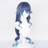 Genshin Impact Layla Cosplay Wig Heat Resistant Synthetic Hair Carnival Halloween Party Props