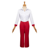 Barbie Cosplay Costume Women Rose Red Outfits Halloween Carnival Suit