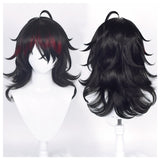 Vtuber Vox Akuma Cosplay Wig Heat Resistant Synthetic Hair Carnival Halloween Party Props