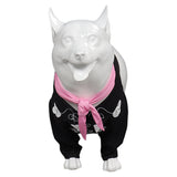 Barbie Ken Black Pet Dogs Clothes Cosplay Costume Halloween Carnival Suit