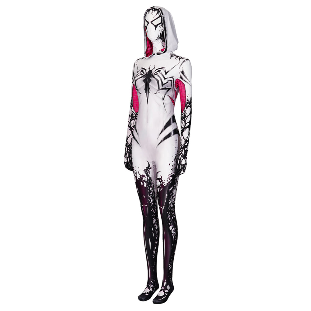 Gwen Stacy Anti-Venom Serum Cosplay Costume Jumpsuit Outfits Halloween Carnival Suit
