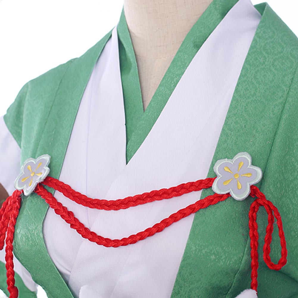 My Boku No Hero Academia Midoriya Izuku Cosplay Costume Kimono Princess Dress Full Set Halloween Carnival