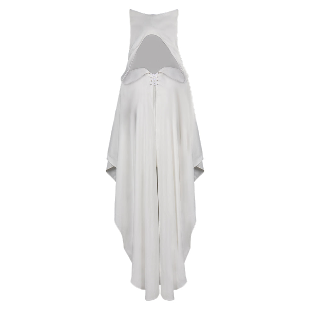 Star Wars Ahsoka White Cape Cosplay Costume Halloween Carnival Suit