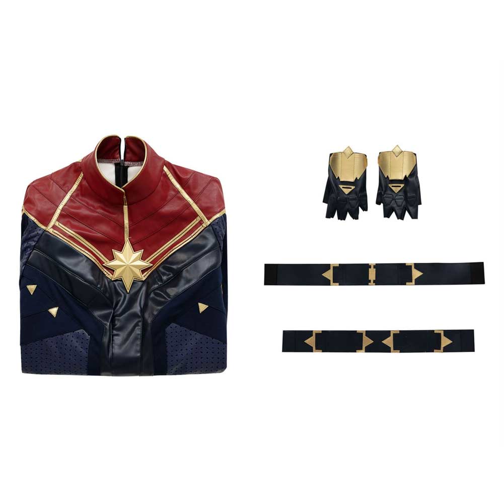 Captain Carol Danvers Movie Character Upgrade Clothing Combat Suit Cosplay Costume Outfits