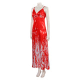 Carrie Red Red Dress Cosplay Costume Halloween Carnival Suit