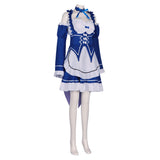 Re Zero Rem Cosplay Costume Princess Outfits Halloween Carnival Suit