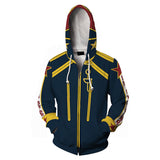 JoJo‘s Bizarre Adventure Kujo Jotaro Cosplay Hoodie 3D Printed Sweatshirt Casual Streetwear Zip Up Jacket Coat