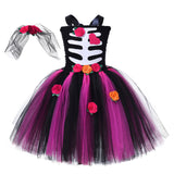 Kids Girls Tim Burton‘s Corpse Bride Cosplay Costume Weeding Dress Halloween Carnival Suit