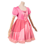 The Super Mario Bros. Movie Princess Peach Original Design Dress Cosplay Costume Halloween Carnival Suit