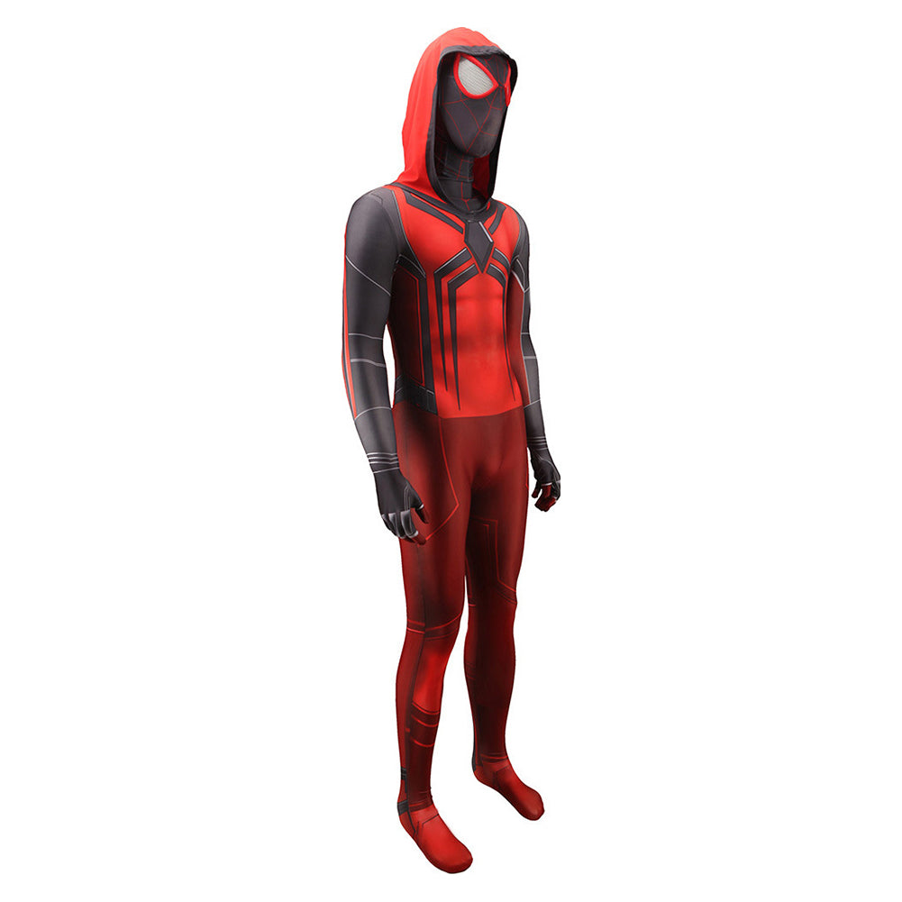 Miles Morales Spider man Codplay Costume Jumpsuit Mask Outfits Halloween Carnival Suit